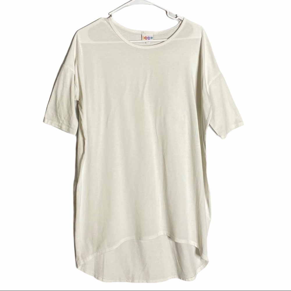 LULAROE Women’s White Oversized Tunic